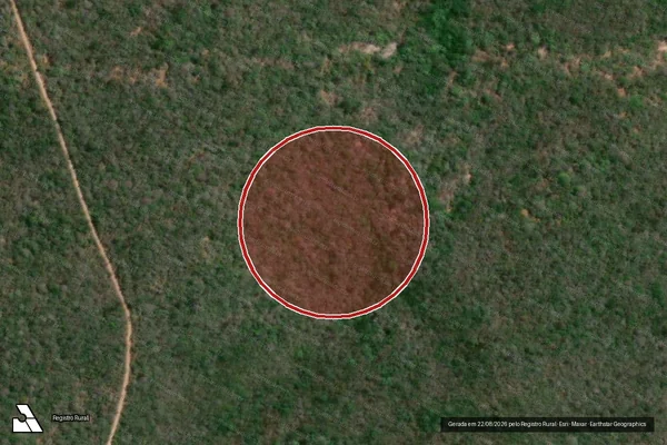 Imagem de satélite — Embargo IBAMA — Infração da Flora - Campina Grande/PB