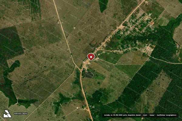 Imagem de satélite — Embargo IBAMA — Infração Ambiental — Baião/PA
