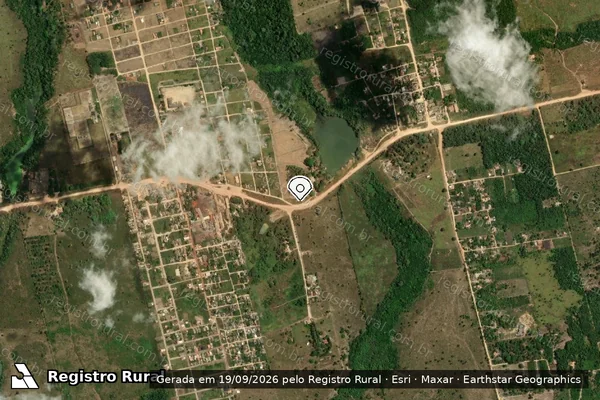 Imagem de satélite — Embargo IBAMA — Infração Ambiental - Uruará/PA