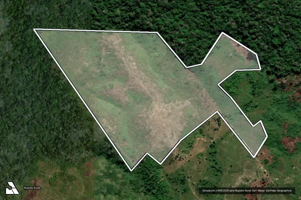 Imagem de satélite de Infração Ambiental em Apuí - AM