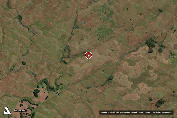 Imagem de satélite — Embargo IBAMA — Infração da Flora - Lages/SC