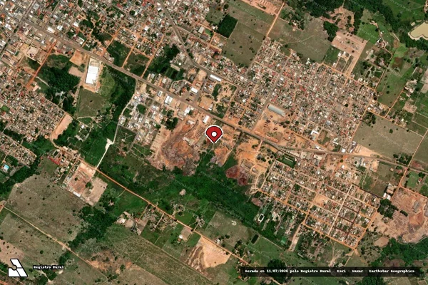 Imagem de satélite — Embargo IBAMA — Infração de Administração Ambiental(Não Classificada-Móvel) - Juara/MT