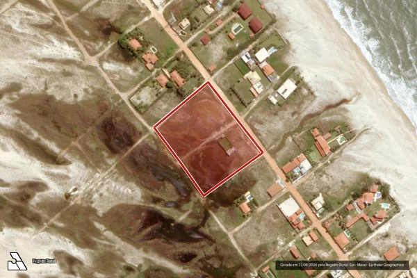 Imagem de satélite de Infração Ambiental em Beberibe - CE