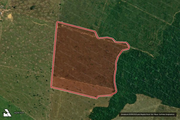 Imagem de satélite de Infração da Flora em Porto Velho - RO