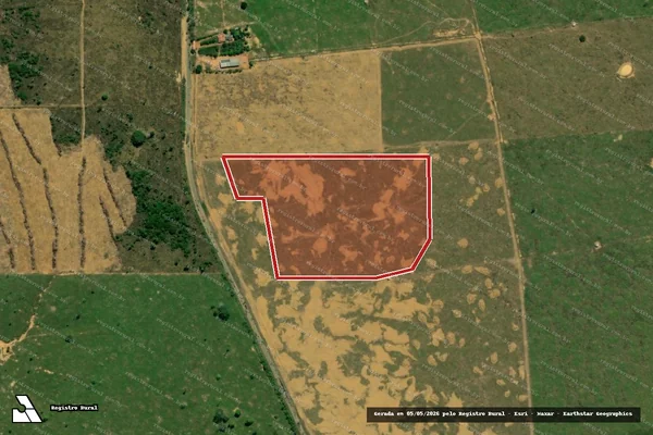 Imagem de satélite — Embargo Ambiental - Ji-Paraná/RO