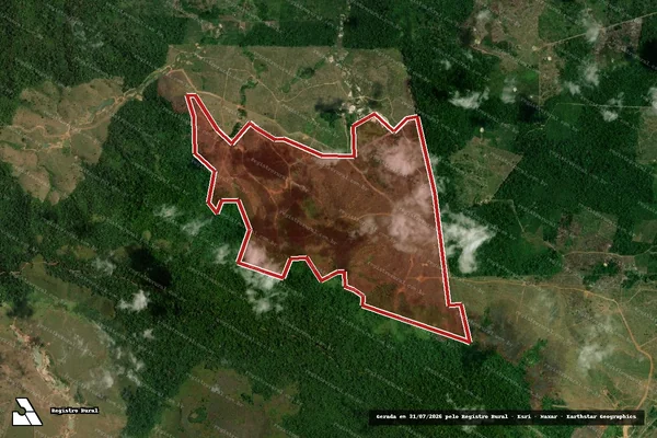 Imagem de satélite de Infração da Flora em São Félix do Xingu - PA