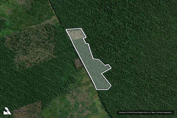 Imagem de satélite — Embargo Ambiental — Humaitá/AM