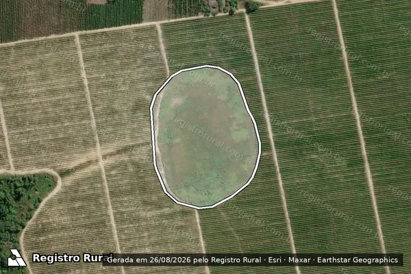Imagem de satélite de Infração Ambiental em Sooretama - ES
