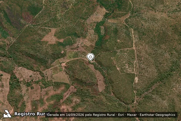 Imagem de satélite — Embargo IBAMA — Infração da Flora - Loreto/MA