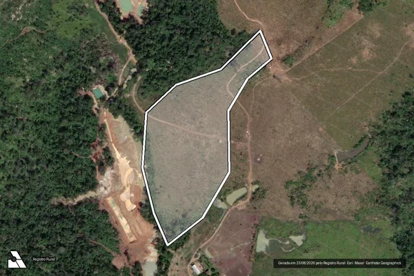 Imagem de satélite de Infração da Flora em Altamira - PA
