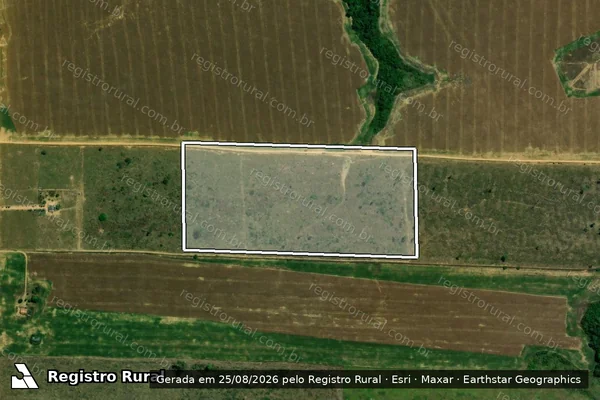 Imagem de satélite de Infração da Flora em Cujubim - RO