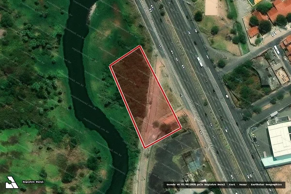 Imagem de satélite — Embargo Ambiental - Fortaleza/CE