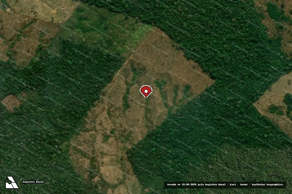 Imagem de satélite — Embargo IBAMA — Infração da Flora — Boca do Acre/AM