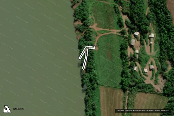 Imagem de satélite de Infração de Licenciamento(Não Classificada-Móvel) em Tiradentes do Sul - RS