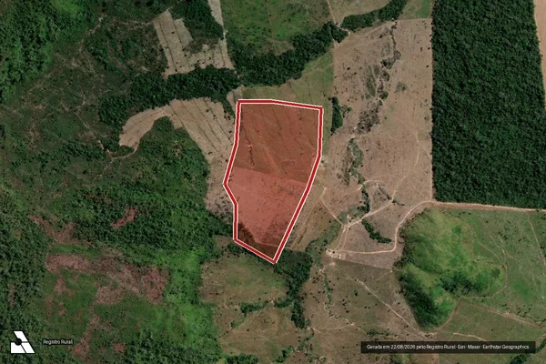 Imagem de satélite de Infração Ambiental em Altamira - PA