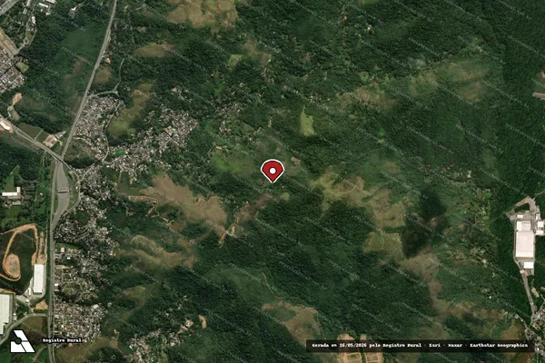 Imagem de satélite — Embargo IBAMA — Infração da Flora — Duque De Caxias/RJ