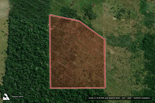Imagem de satélite de Infração da Flora em Porto Velho - RO