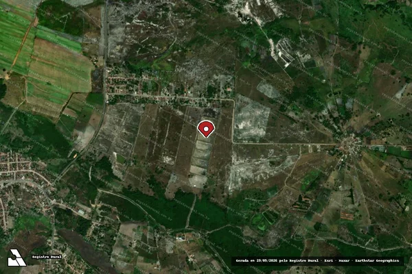 Imagem de satélite de Infração de Licenciamento(Não Classificada-Móvel) em Alhandra - PB (marcador da localização)