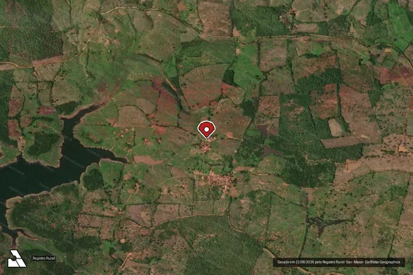 Imagem de satélite — Embargo IBAMA — Infração Ambiental - São José de Piranhas/PB