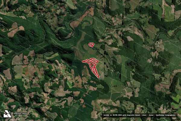 Imagem de satélite de Infração da Flora em Arroio do Tigre - RS