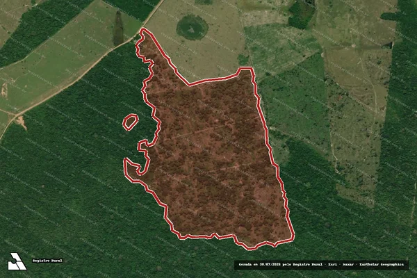 Imagem de satélite de Infração Ambiental em Boa Vista - RR