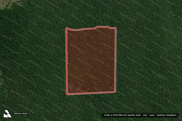 Imagem de satélite de Infração Ambiental em Colniza - MT