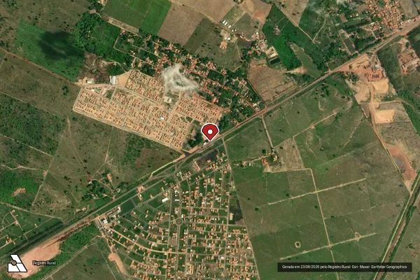 Imagem de satélite — Embargo IBAMA — Infração Ambiental - Açailândia/MA