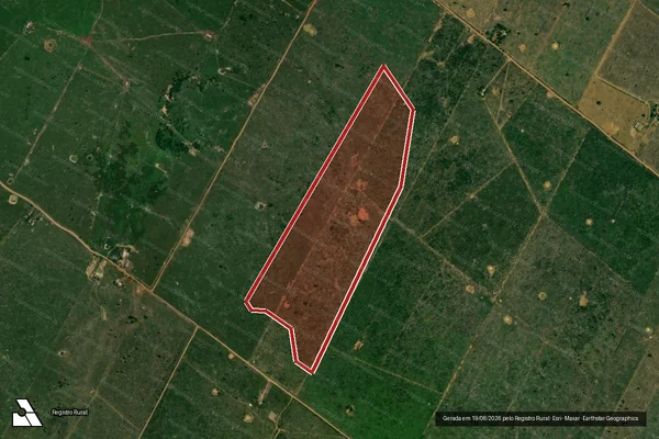 Imagem de satélite de Infração Ambiental em Porto Velho - RO