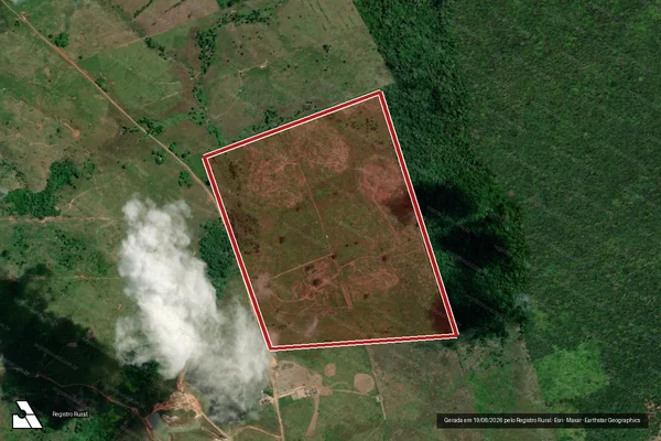 Imagem de satélite de Infração da Flora em Alto Alegre - RR