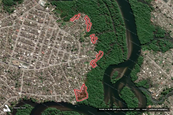 Imagem de satélite de Infração da Flora em Paranaguá - PR