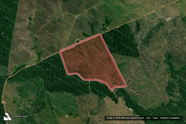 Imagem de satélite de Infração da Flora em Apuí - AM