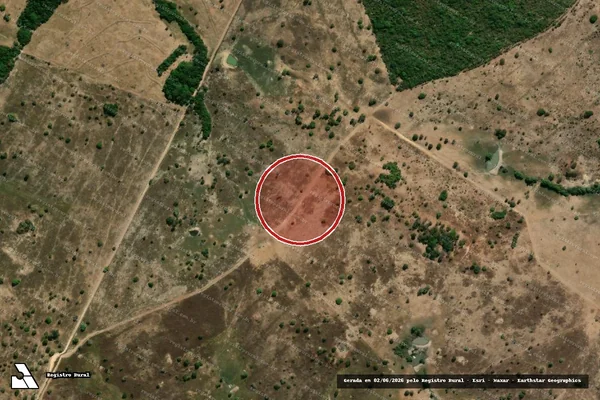 Imagem de satélite de Desmatamento em Crixás - GO