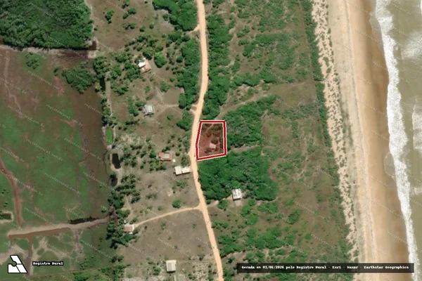 Imagem de satélite de Infração da Flora em São Mateus - ES