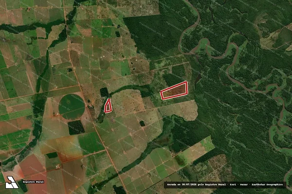 Imagem de satélite de Infração da Flora em Vila Bela da Santíssima Trindade - MT