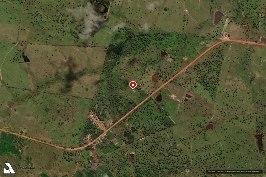 Imagem aérea do item A