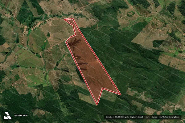 Imagem de satélite de Infração Ambiental em Barra do Corda - MA