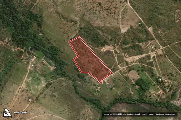 Imagem de satélite de Infração da Flora em Goiatins - TO