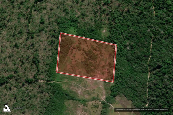 Imagem de satélite de Infração Ambiental em Colniza - MT