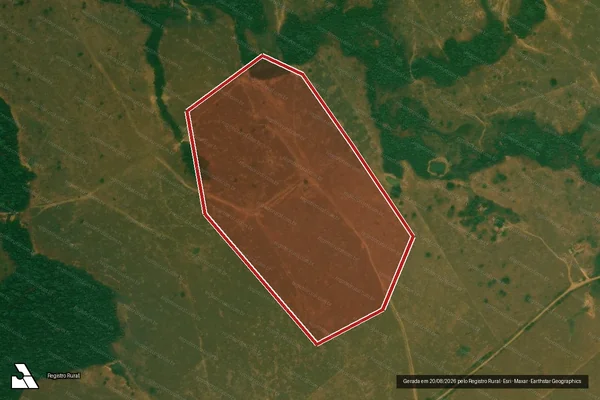 Imagem de satélite de Desmatamento em Porto Velho - RO