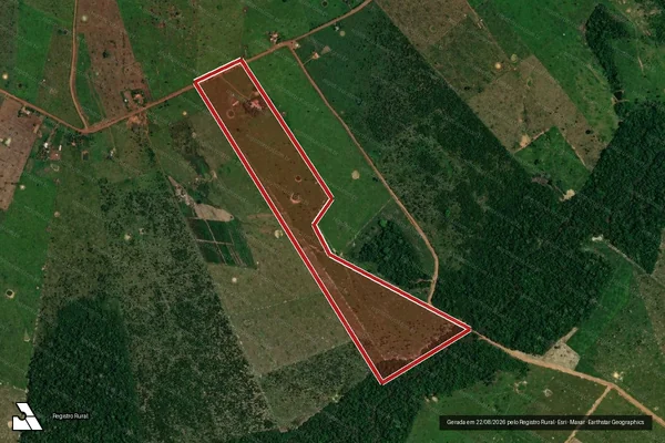 Imagem de satélite de Infração Ambiental em Porto Velho - RO