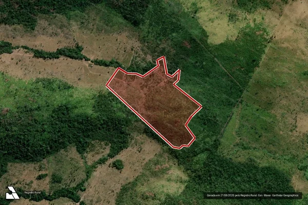 Imagem de satélite de Infração Ambiental em São Félix do Xingu - PA