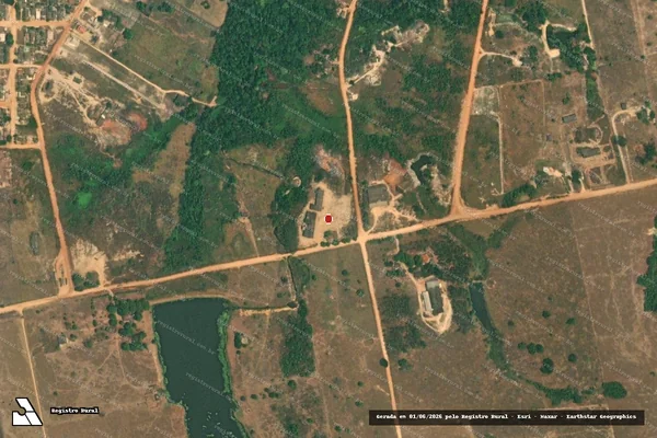 Imagem de satélite de Infração Ambiental em Apiacás - MT