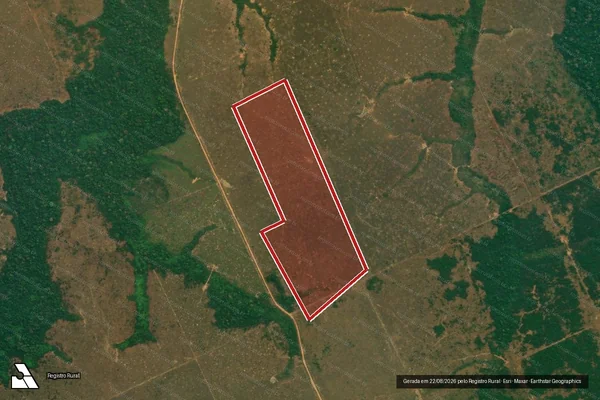 Imagem de satélite de Infração da Flora em Lábrea - AM