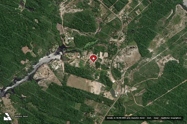 Imagem de satélite — Embargo IBAMA — Infração de Licenciamento(Não Classificada-Móvel) — Manacapuru/AM