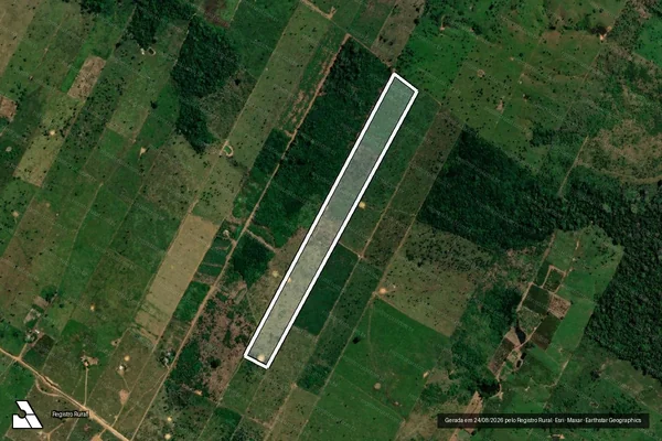 Imagem de satélite de Infração Ambiental em Porto Velho - RO