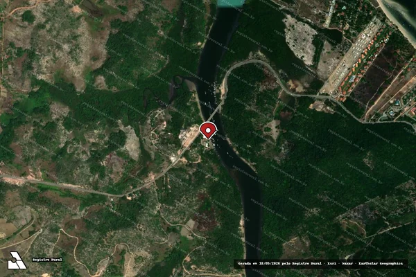 Imagem de satélite — Embargo IBAMA — Infração de Licenciamento(Não Classificada-Móvel) — Rio Formoso/PE