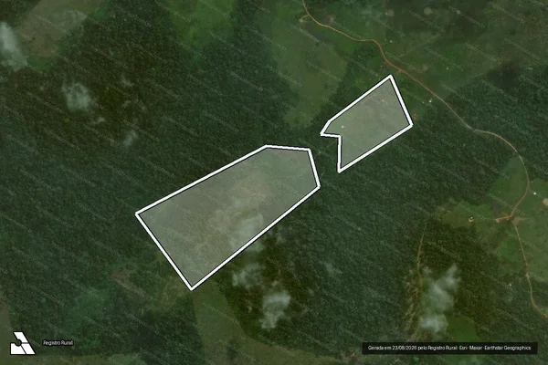 Imagem de satélite — Embargo IBAMA — Infração da Flora - Porto Acre/AC