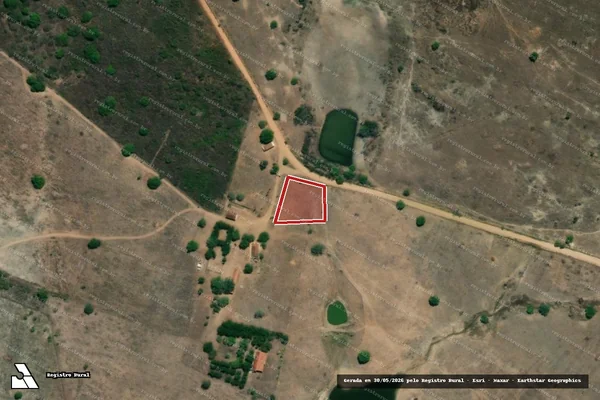 Imagem de satélite de Infração Ambiental em Traipu - AL
