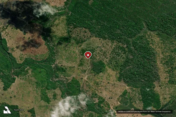 Imagem de satélite — Embargo IBAMA — Infração da Flora — Autazes/AM