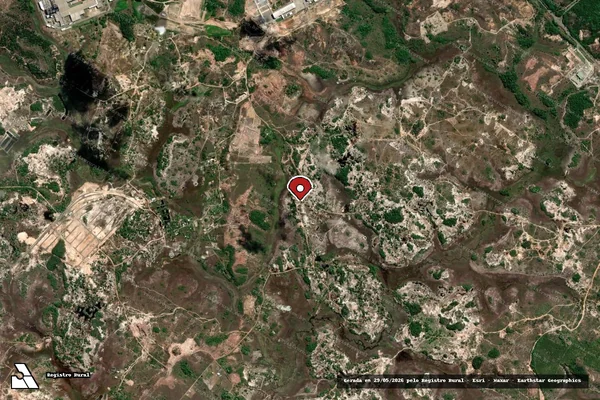 Imagem de satélite — Embargo IBAMA — Infração Ambiental — Camaçari/BA
